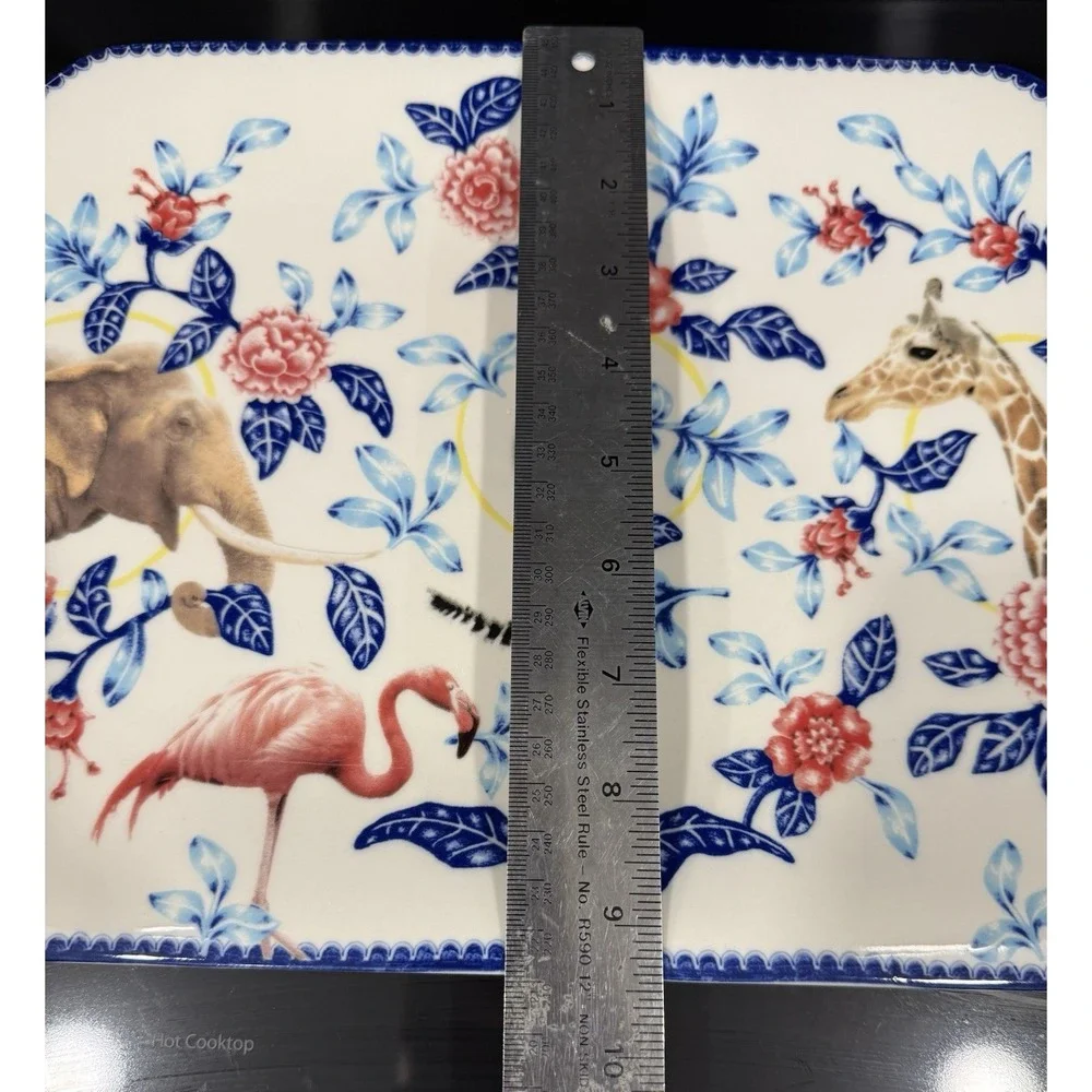 Anthropologie Nature Table Lou Rota Platter Lemur Elephant Flamingo Giraffe